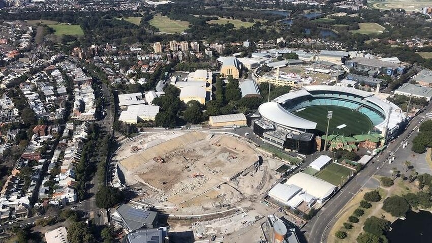 Sydney Football Stadium demolished