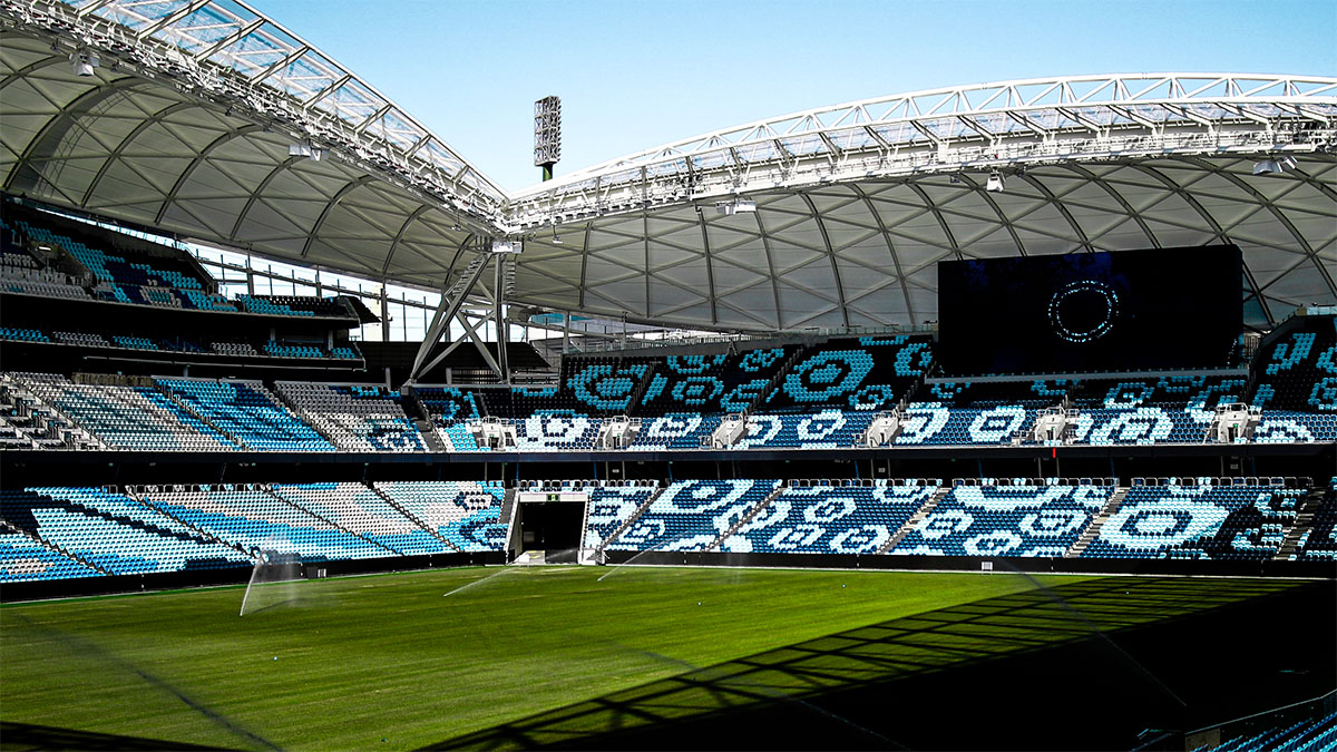 View of the new Allianz Stadium in Sydney