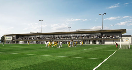 Plans revealed for new Home of the Matildas with construction underway