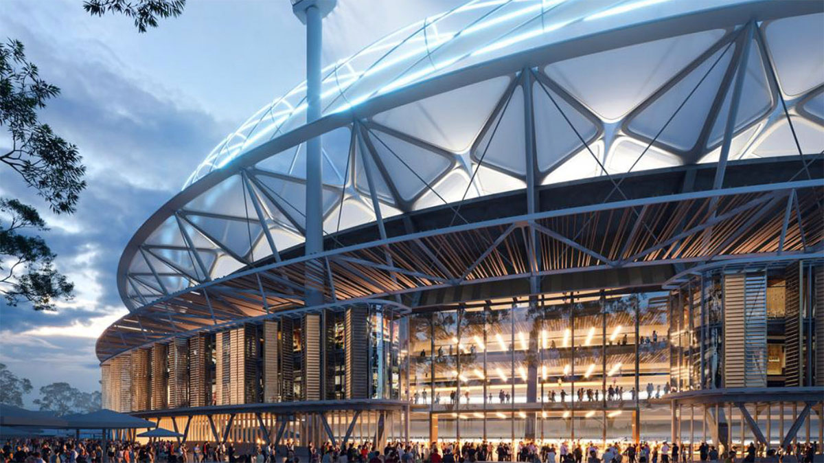 Concept image released of the MCG redevelopment