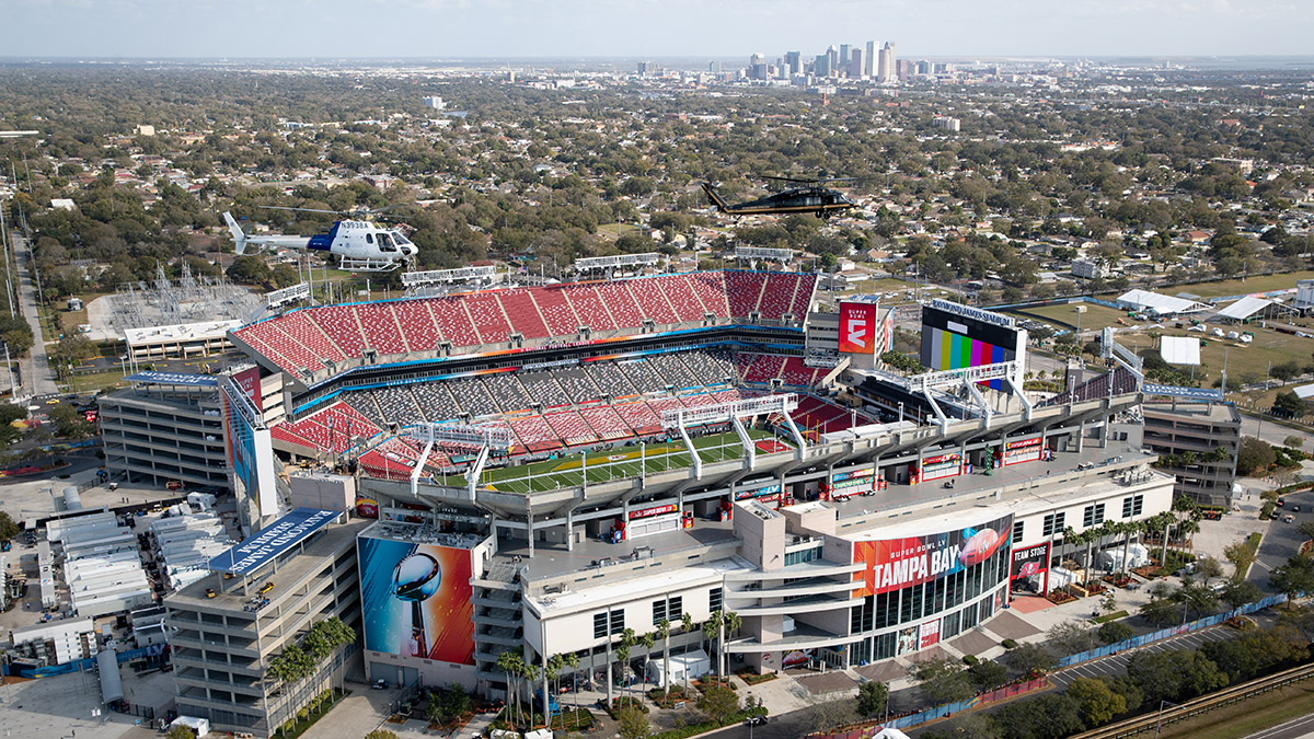 Raymond James Stadium will host Super Bowl LV on Sunday
