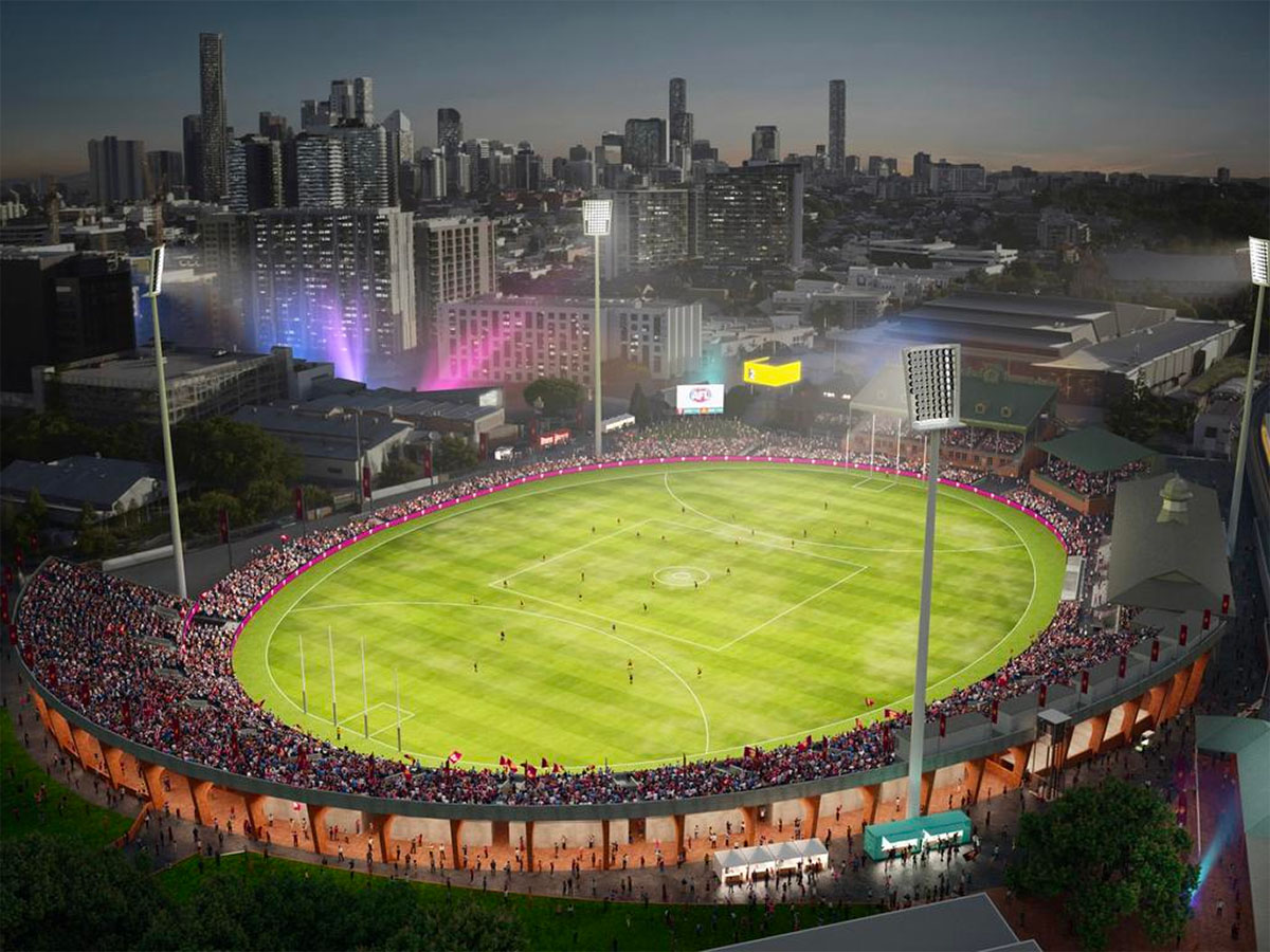 View of the proposed Brisbane Showgrounds upgrade