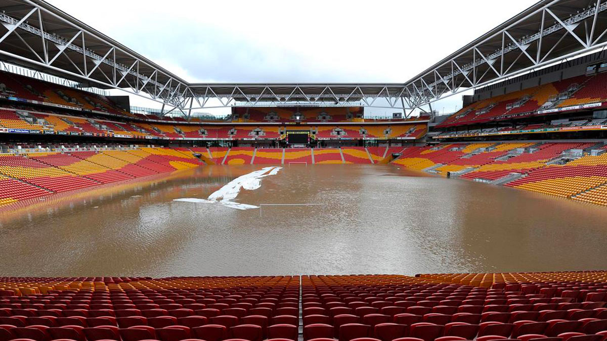Suncorp Stadium flood