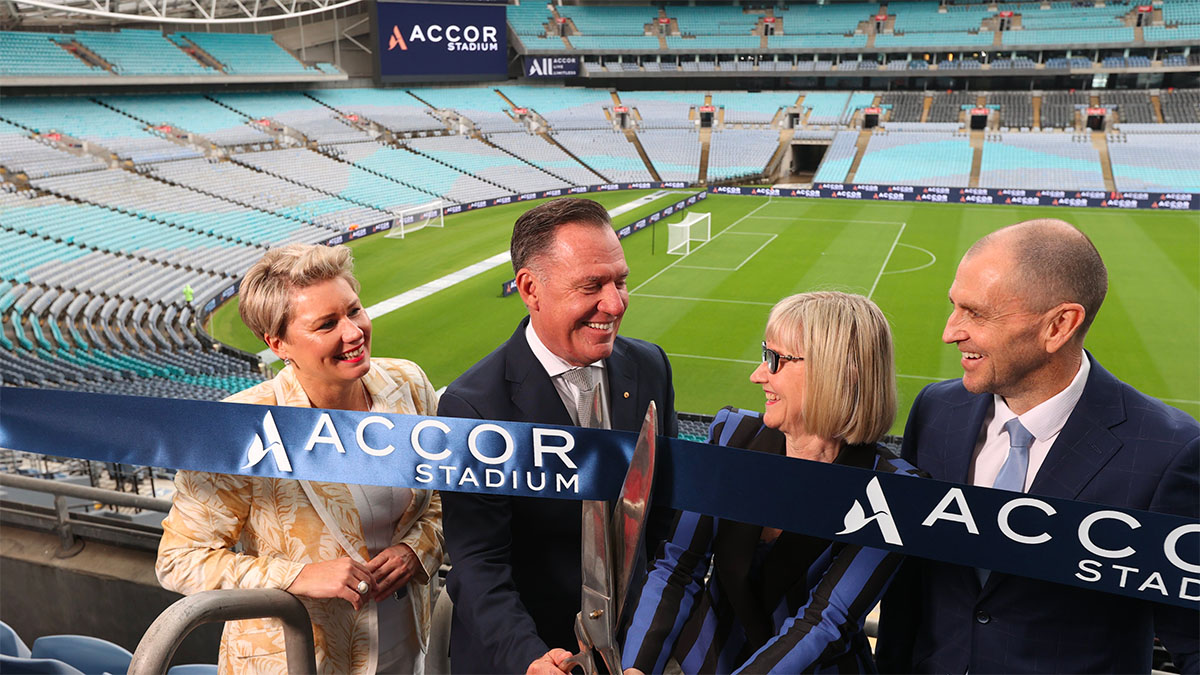 Stadium Australia is now known as Accor Stadium