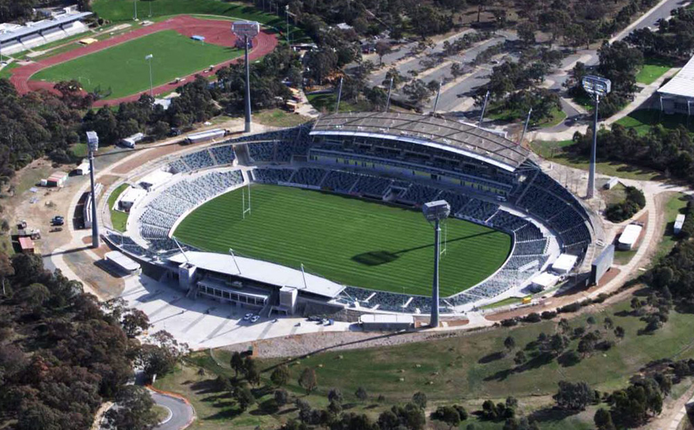Canberra Oval becomes GIO Stadium