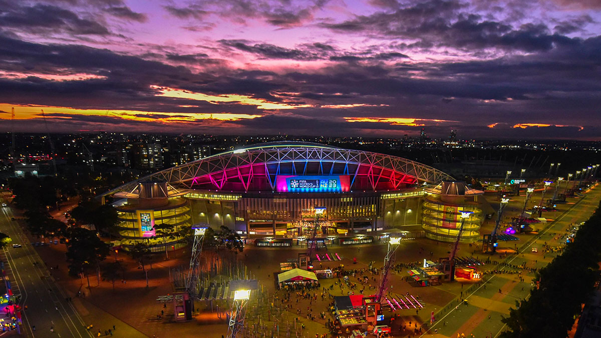 View of Stadium Australia during the 2023 FIFA Womens World Cup. Photo: Accor Stadium