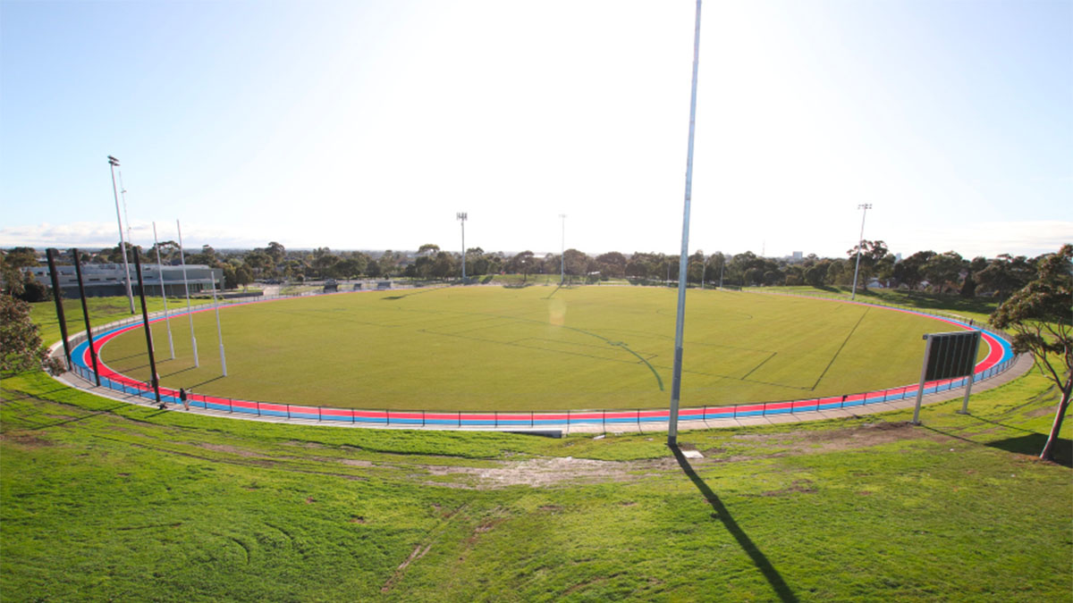 View of the redeveloped Skinner Reserve in Braybrook