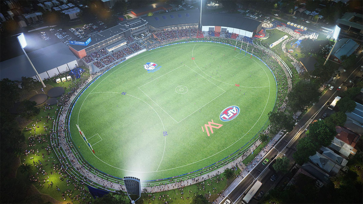 Stage two of the Whitten Oval redevelopment